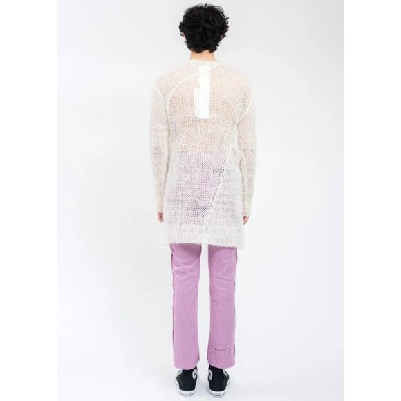 Doublet Upcycle Winder Yarn Pullover Limited 12/14 One Size White Sweater $790 - Picture 13 of 16
